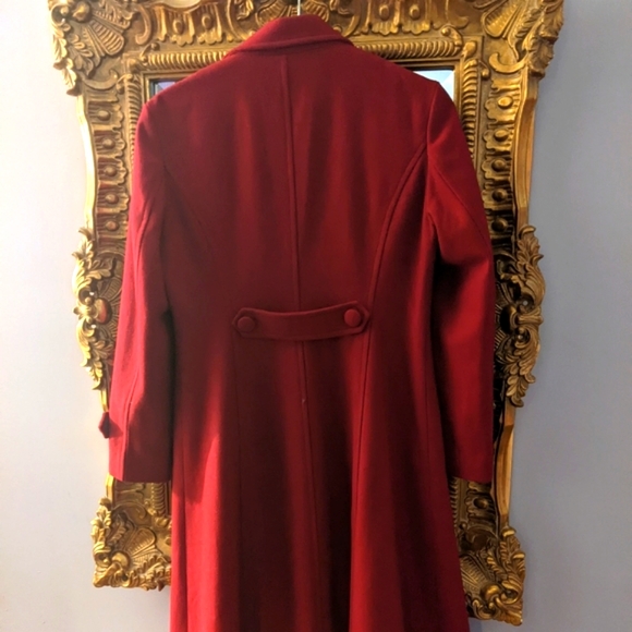 Sara Steven Heavy red winter coat - Picture 6 of 9